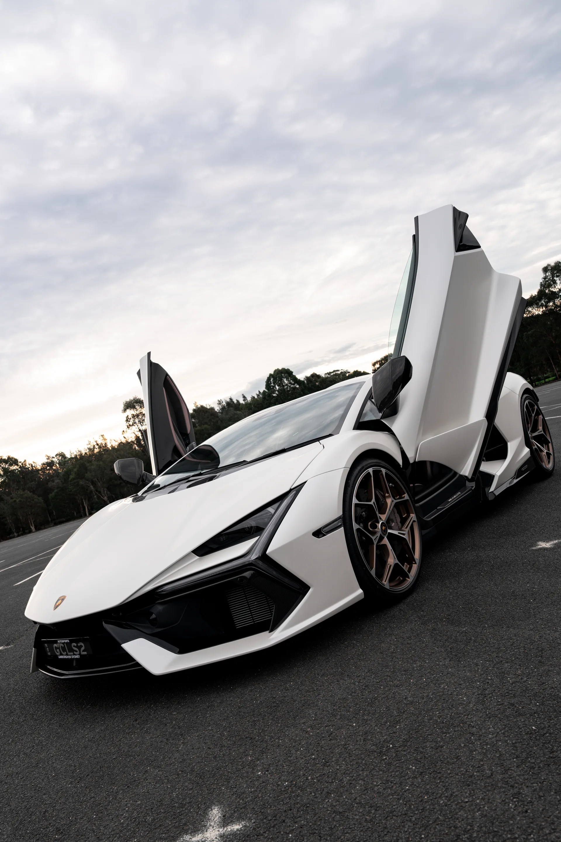 Lamborghini Revuelto (White) — G Class Hire Sydney