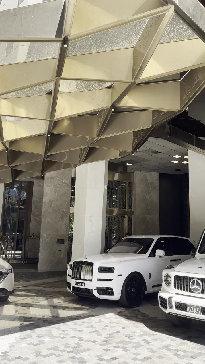 Real G Class Hire arrival in Sydney