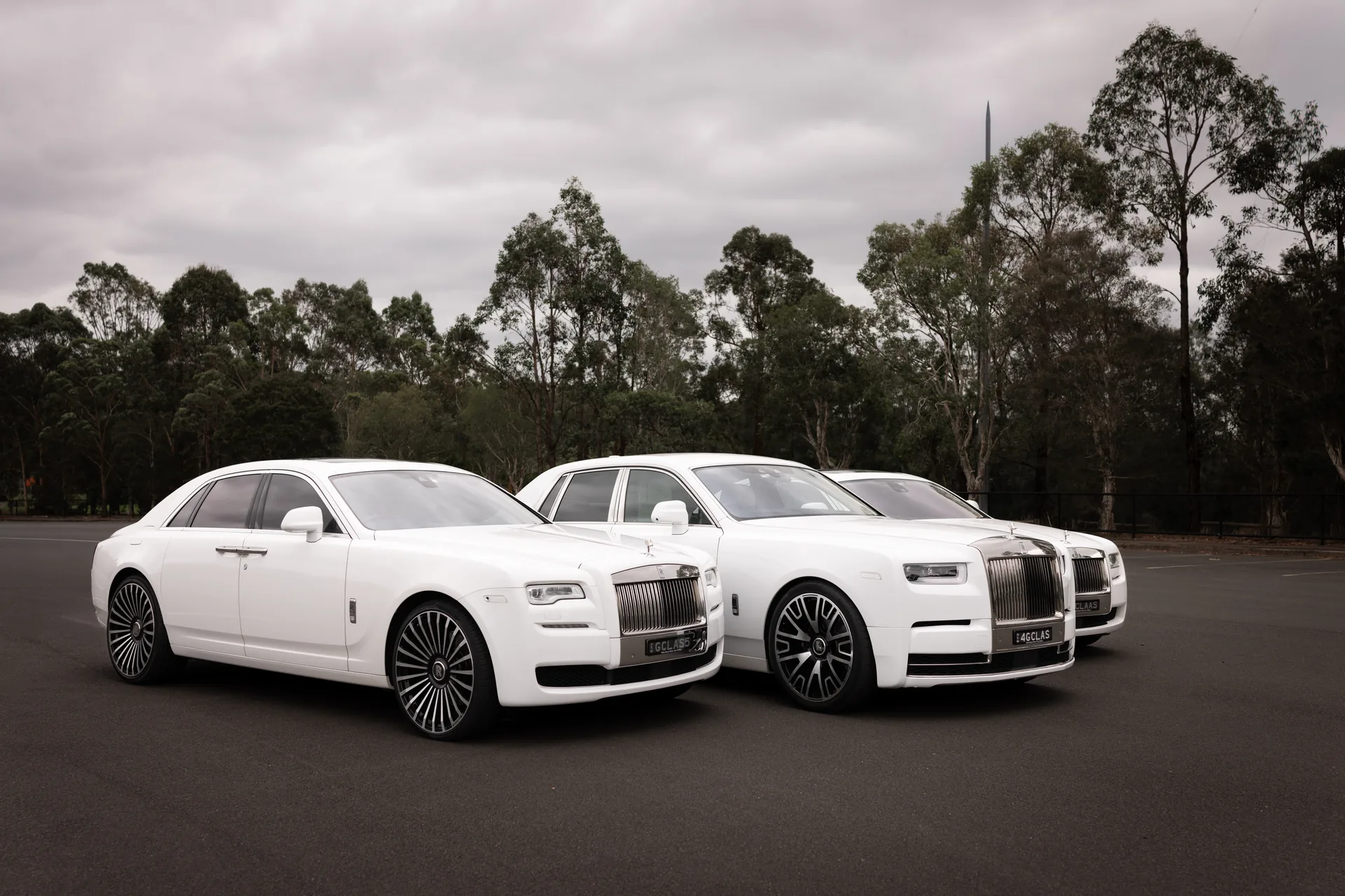 Choosing a line-up at the showroom