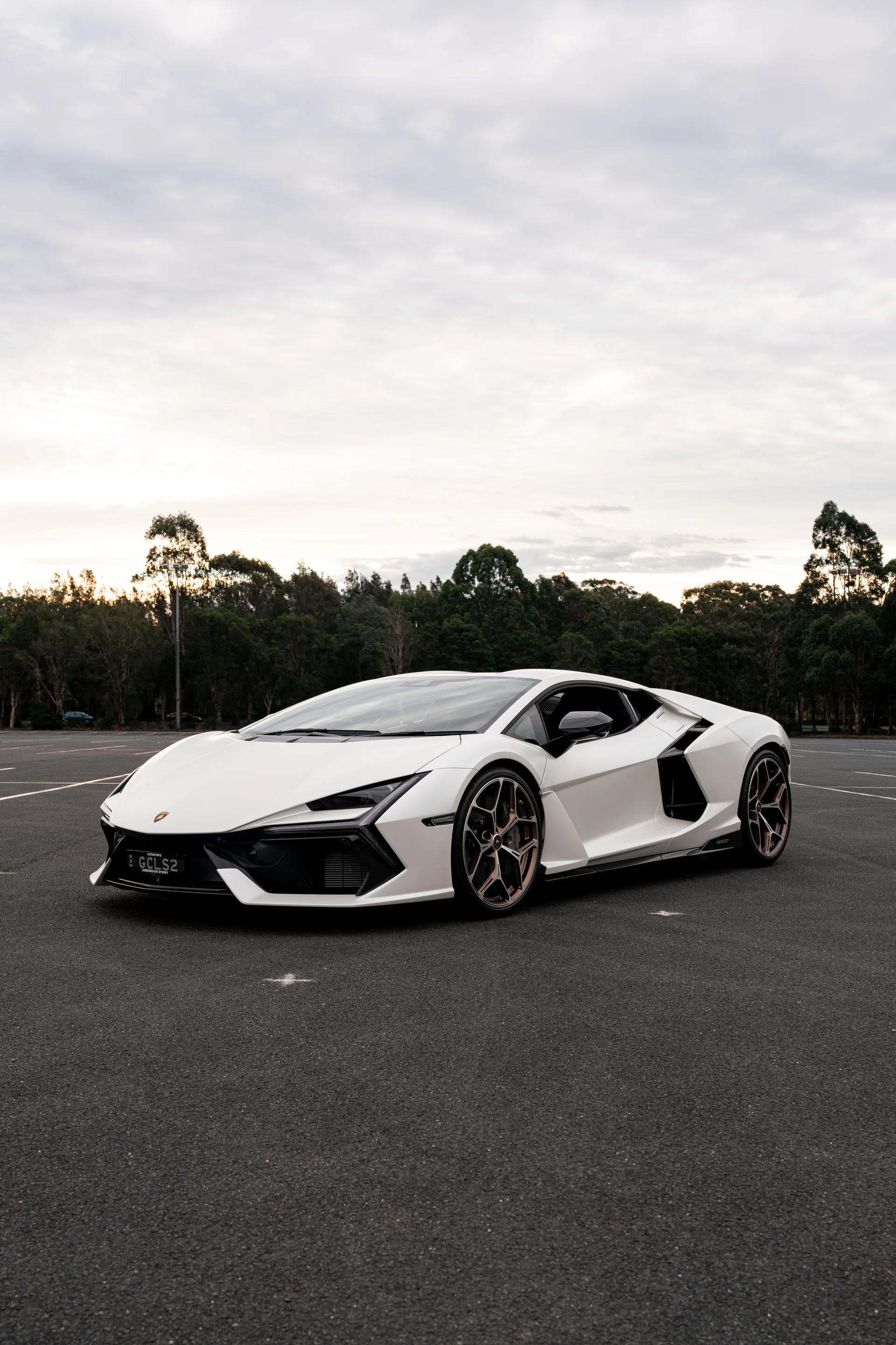 A Lamborghini Revuelto — chauffeured supercar hire in Sydney