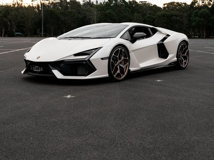 A Lamborghini Revuelto — chauffeured supercar hire in Sydney