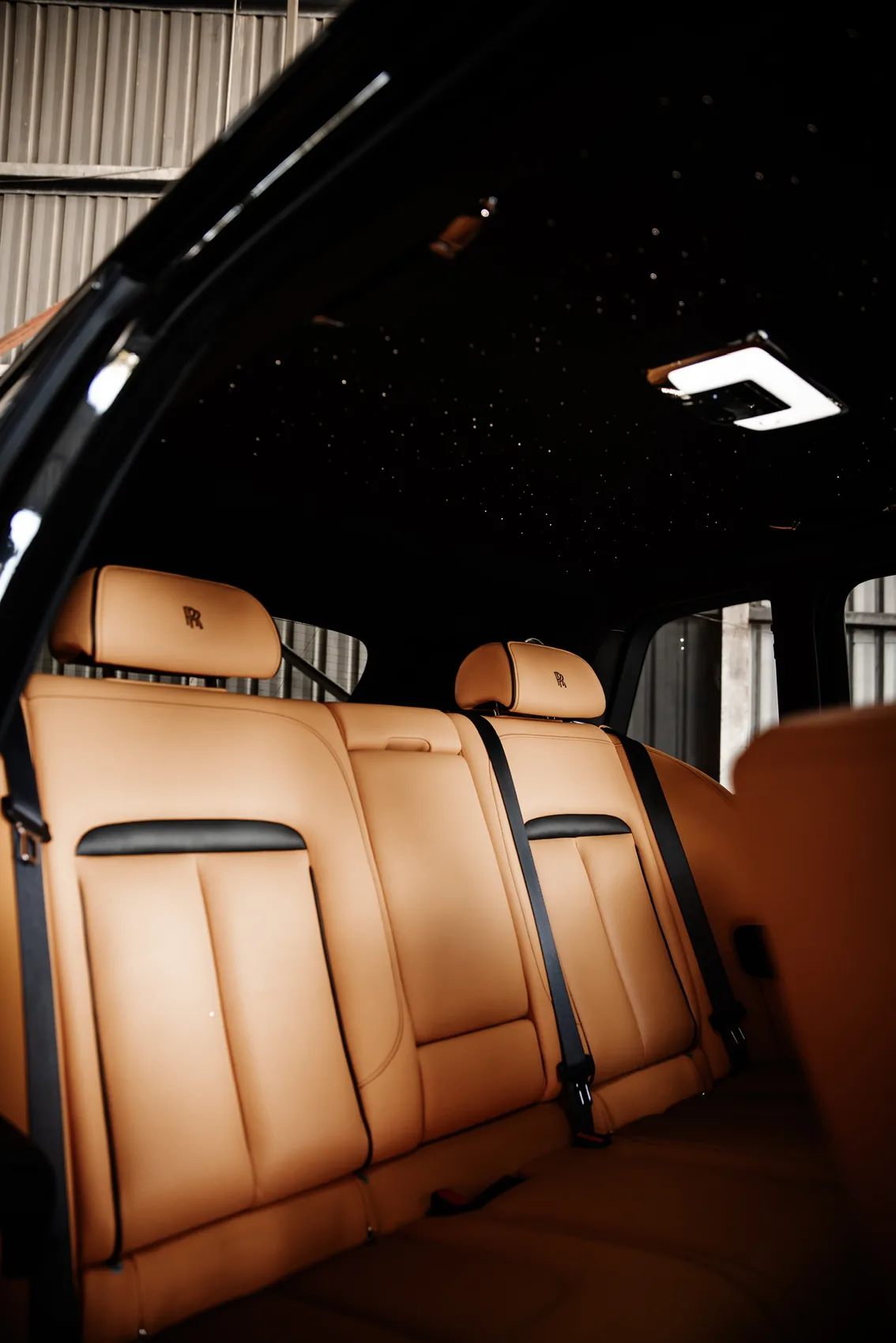 Cognac & Starlight interior — Rolls-Royce Cullinan