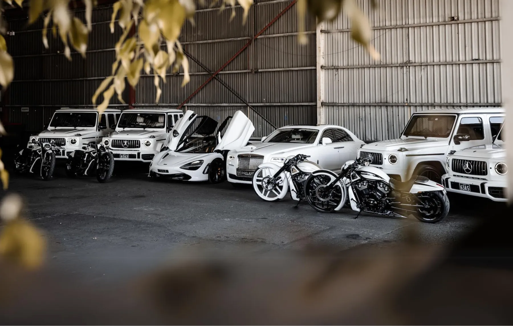 A G Class Hire line-up of luxury cars