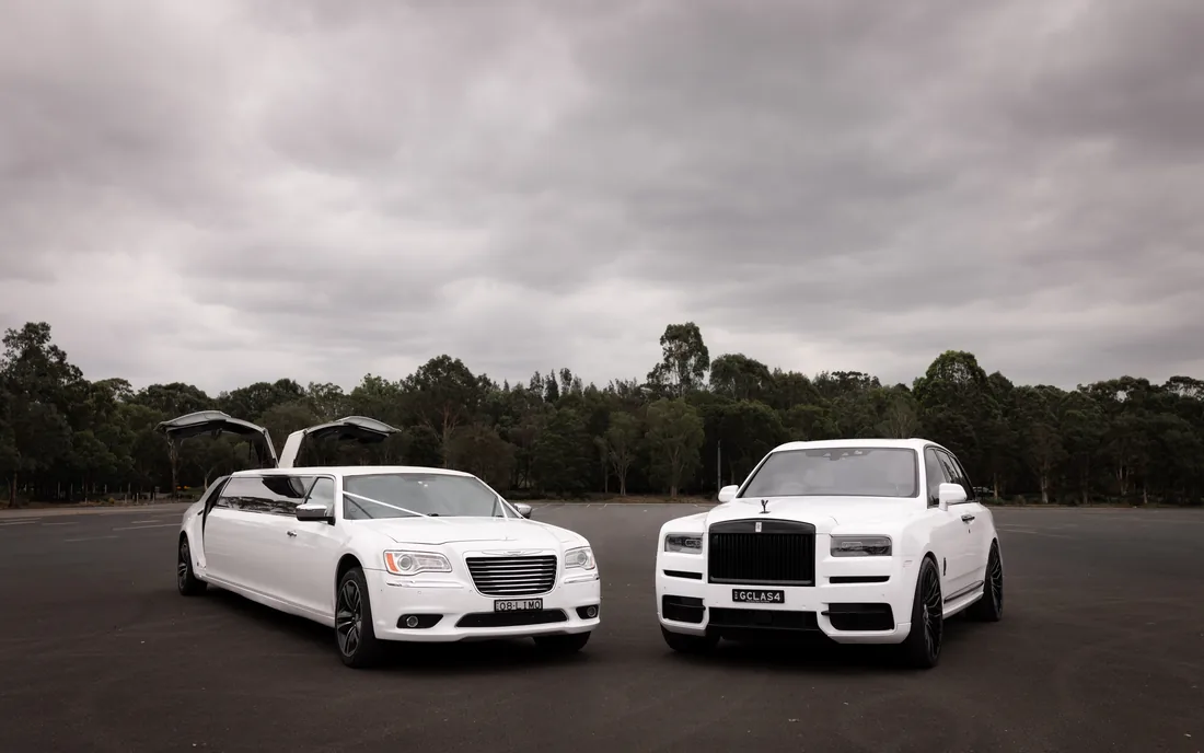 The Short & Sweet Line-Up — a matched luxury car line-up by G Class Hire