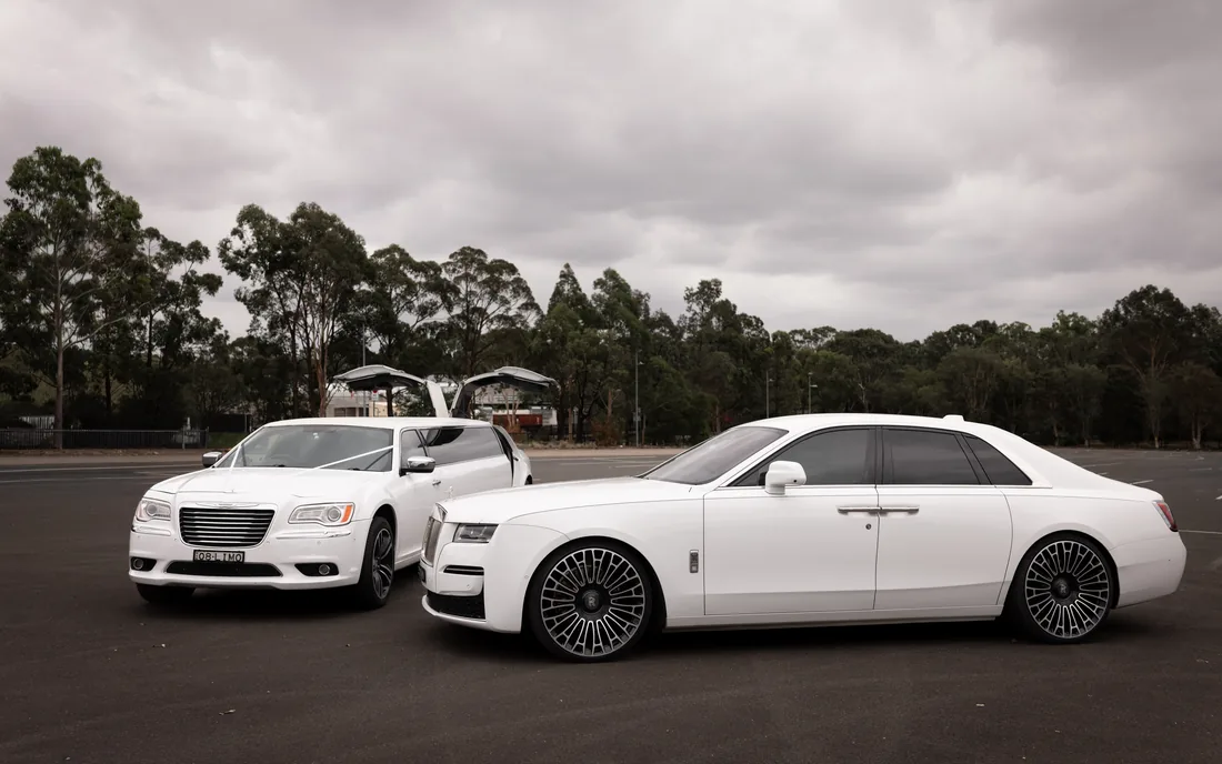 The Short & Sweet Line-Up — a matched luxury car line-up by G Class Hire