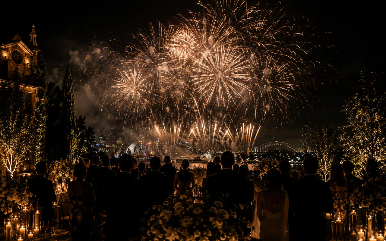 Fireworks & Chandeliers — part of the full experience by G Class Hire